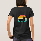 T-Shirt Retro Sunset Corgi (Dos)