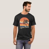 T-shirt Retro Sunset Daytona Beach (Devant entier)