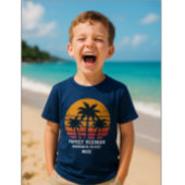 T-shirt Retro Sunset Family reunion matching summer