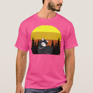 T-shirt Rétro Sunset Llama