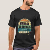 T-shirt Retro Sunset Math Enseignant 20 ans Pun d'addition (Devant)