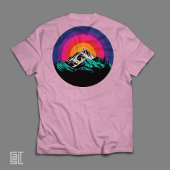T-shirt Retro Sunset Mountains