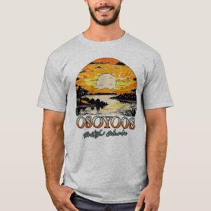 T-shirt Retro Sunset Osoyoos Colombie-Britannique