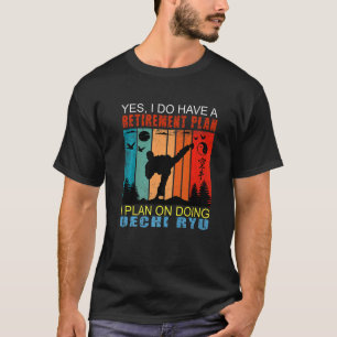 T-shirt Retro Sunset Slogan Retraite Je Prévois De Faire U