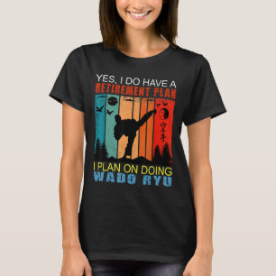 T-shirt Retro Sunset Slogan Retraite Je Prévois De Faire W