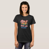 T-shirt Retro Sunset Slogan With Falconry (Devant entier)