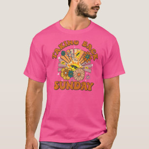 T-shirt Retro Sunshine Cute Floral Reprendre Dimanche