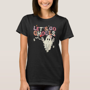 T-shirt Retro Super Allons Gouls Halloween Ghost Hallo
