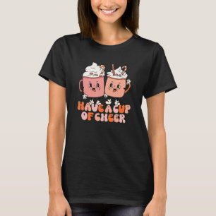 T-shirt Retro Super Avoir Une Coupe De Fête De Noël Père N