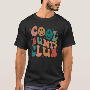 T-shirt Retro Super Cool Aunts Club Funny Auntie Women Co