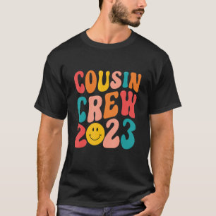 T-shirt Rétro Super Cousin Crew 2023 Réunion Vacat d'été