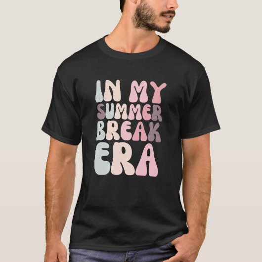 T-shirt Retro Super Dans Mon Époque De Pause Été (Devant)