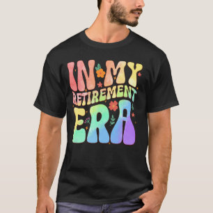 T-shirt Retro Super Dans Mon Ére De Retraite Drôle Enseign