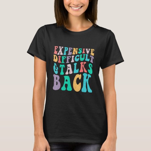 T-shirt Retro Super Difficile et parle de retour Mo (Devant)