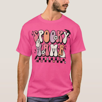 T-shirt Rétro Super Éffrayant Mama Automne Halloween Thank