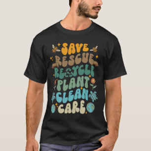 T-shirt Retro Super Enregistrer les abeilles Secourir les
