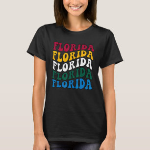 T-shirt Retro Super Florida State Home I Love Florida Fla