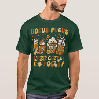 T-shirt Retro Super J'ai besoin de café Horreurs Hippie Ha