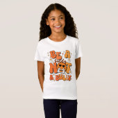 T-Shirt Retro Super Orange Soyez Un Pote Pas Un Putain (Devant entier)