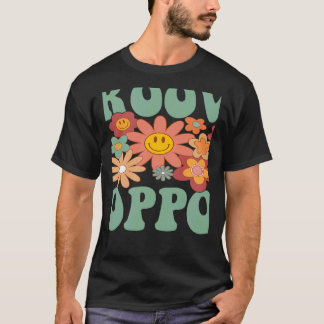 T-shirt Retro Super PopPop Matching Famille 1er anniversai