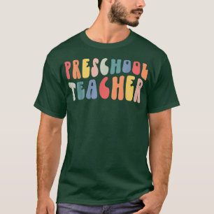T-shirt Retro Super préscolaire Enseignant Vie École Étudi
