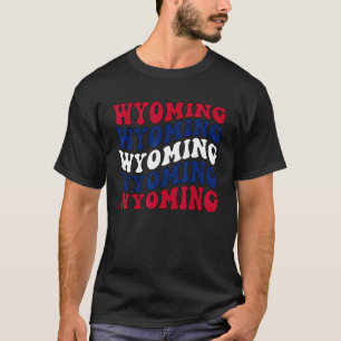 T-shirt Retro Super Wyoming State Home Girl I Love Wyomin