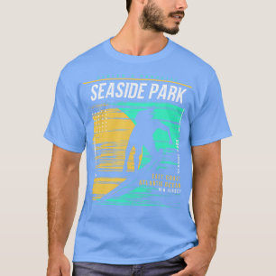 T-shirt Retro Surfing Seaside Park New Jersey Vintage Surf