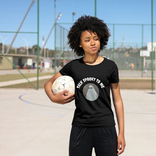 T-shirt Retro Talk Éffrayant Me Cool Ghost Halloween