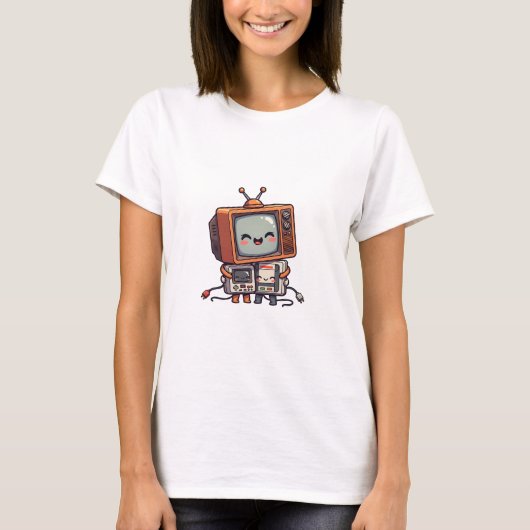 T-shirt Retro Tech Friends (Devant)