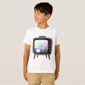 T-shirt Rétro télévision (Devant entier)