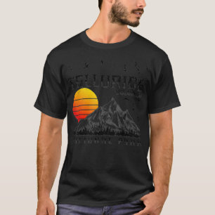 T-shirt Retro Telluride Colorado Park Moutains Camping Ran