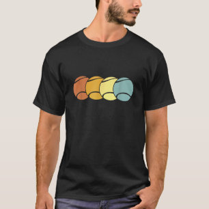 T-shirt Retro Tennis Balls Sports Joueur Athlète