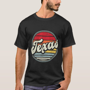 T-shirt Retro Texas Home Cool d'État les années 70 Style S
