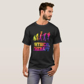 T-shirt Retro Tie Dye Physical Therapy Evolution  PT Thera (Devant entier)