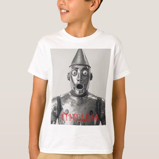 T-shirt Retro Tin Man Steampunk Armor (Devant)