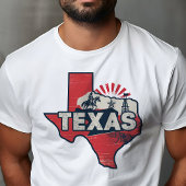 T-shirt Retro Travel Iconic Texas Graphic