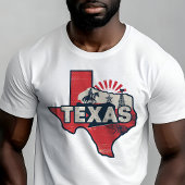 T-shirt Retro Travel Iconic Texas Graphic