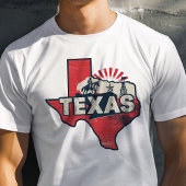 T-shirt Retro Travel Iconic Texas Graphic