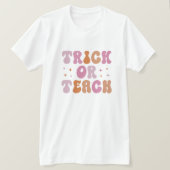 T-shirt rétro "Trick or Teach" (Design devant)