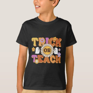 T-shirt Retro Tricoter Ou Enseignant Fantôme Halloween Cos