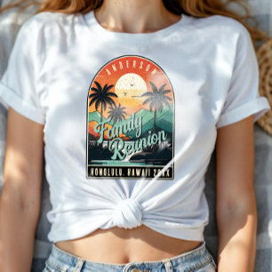 T-shirt Retro Tropical Rassemblement de Famille ID1135