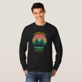 T-shirt Retro Trunk Bay Vacation Souvenir Palm Tree (Devant entier)
