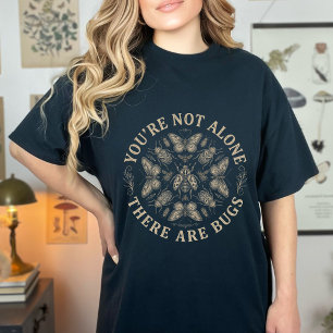 T-shirt Rétro Tu n'es pas seul Il y a des insectes Insecte