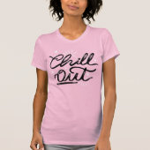 T-Shirt Rétro Typographie Chill Out (Devant)