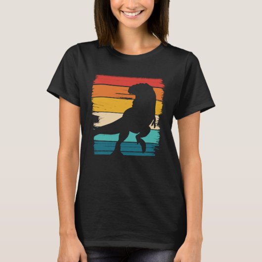 T-shirt Retro Tyrannosaurus (Devant)
