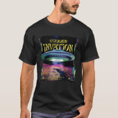 T-shirt Retro UFO Space Conquerors pour UFO et Alien Belie (Devant)