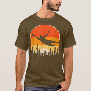 T-shirt Retro Ultimate Frisbee Player Men Women Vintage Fl