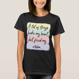 T-shirt Rétro Un Grand Nombre De Choses M'Ont Écrasé Le Co