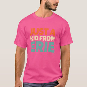 T-shirt Retro Us City American Juste Un Enfant De Pennsylv