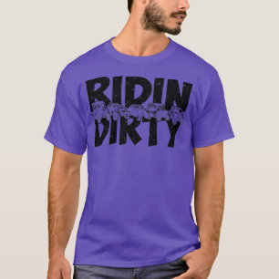 T-shirt Rétro UTV SXS Rider Dirty ATV hors route Ridin